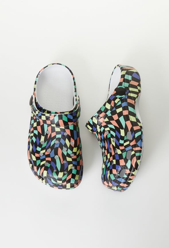 Rubber Clog Black Multi