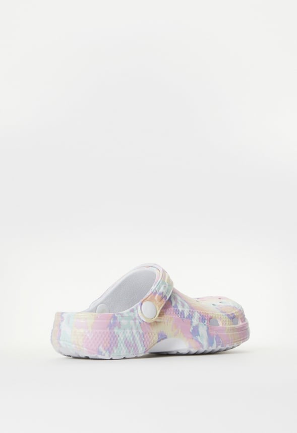 Rainbow Swirl Rubber Clog Multi