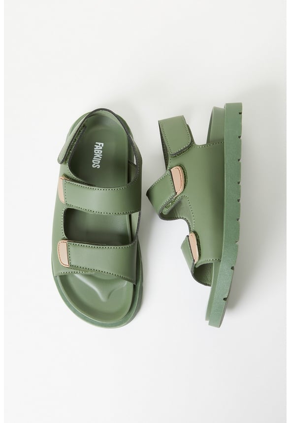 Active Strap Sandal Green