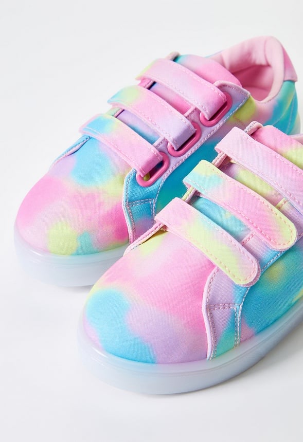 Printed Multi Strap Light Up Sneaker Multi