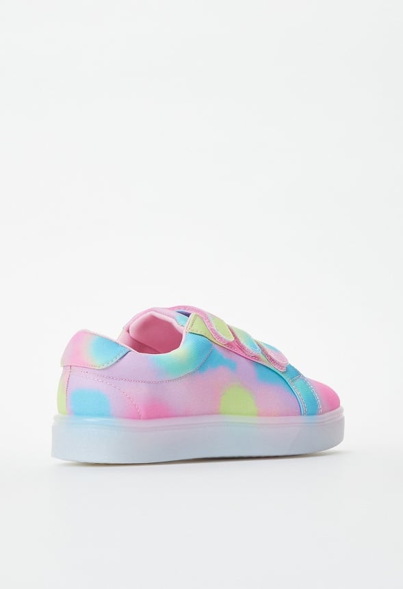 Printed Multi Strap Light Up Sneaker Multi