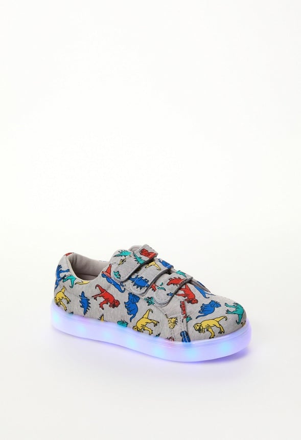 Printed Dino Light Up Gray