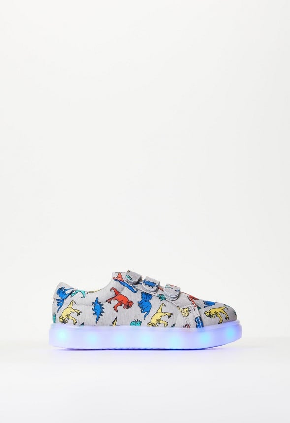 Printed Dino Light Up Gray