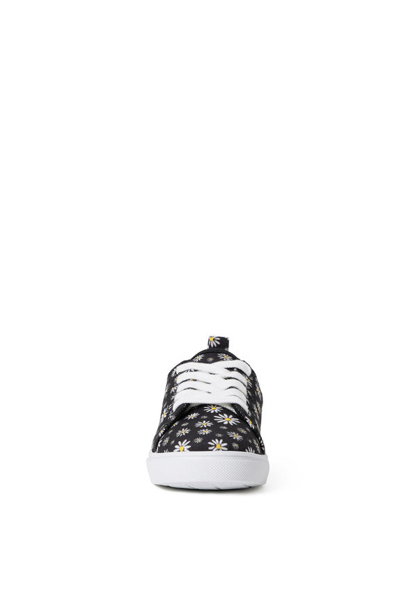 Daisy Lace Up Sneaker Black