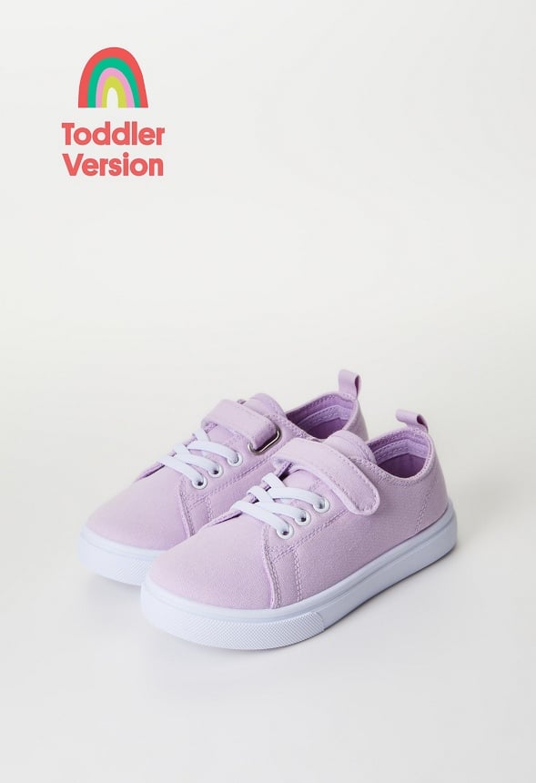 Lace Up Sneaker Purple