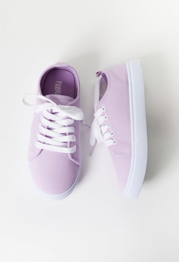 Lace Up Sneaker Purple