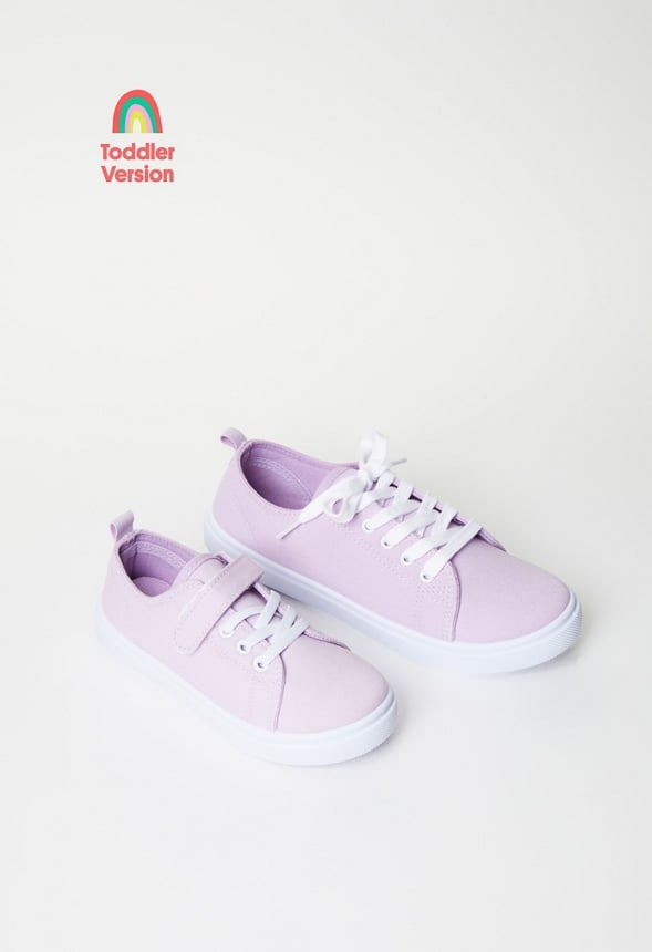 Lace Up Sneaker Purple