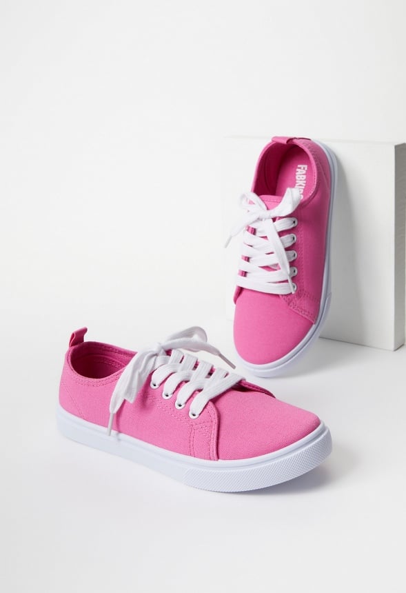 Lace Up Sneaker Pink