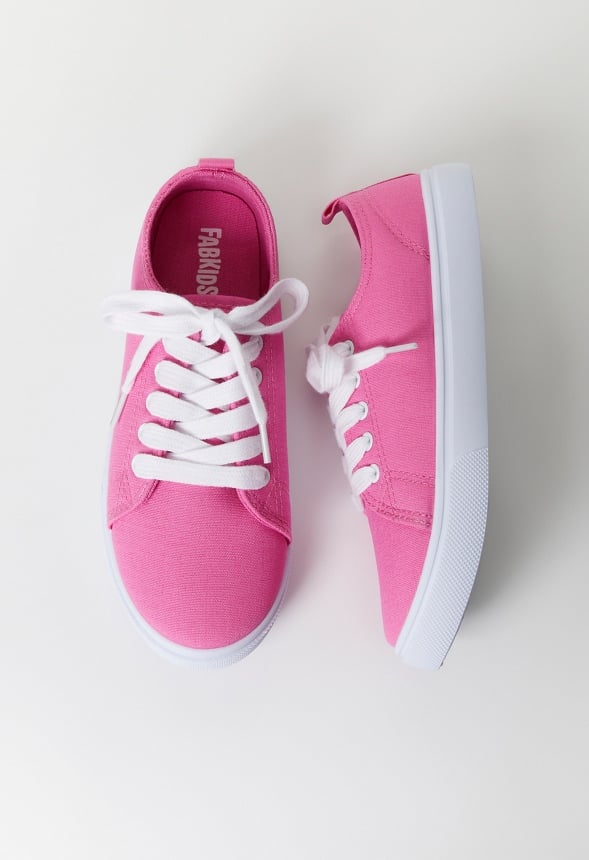 Lace Up Sneaker Pink