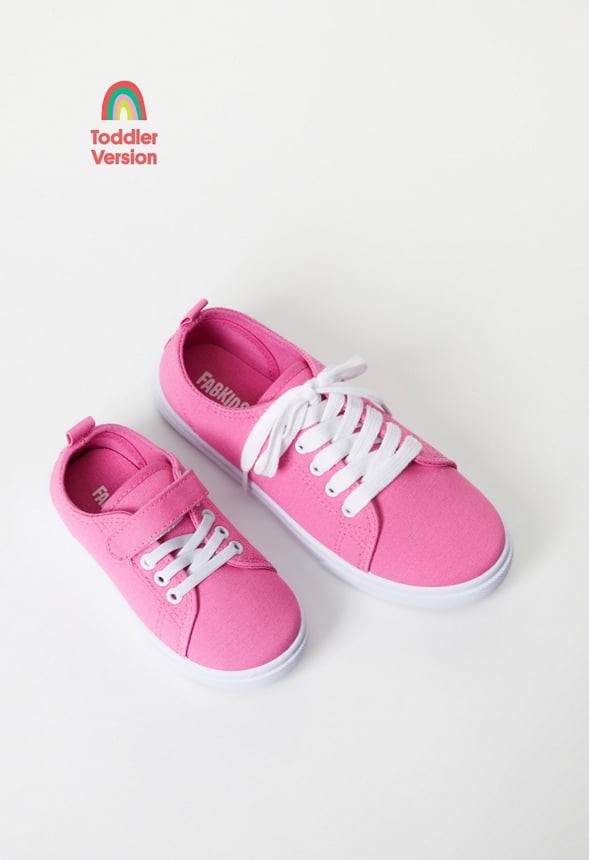 Lace Up Sneaker Pink
