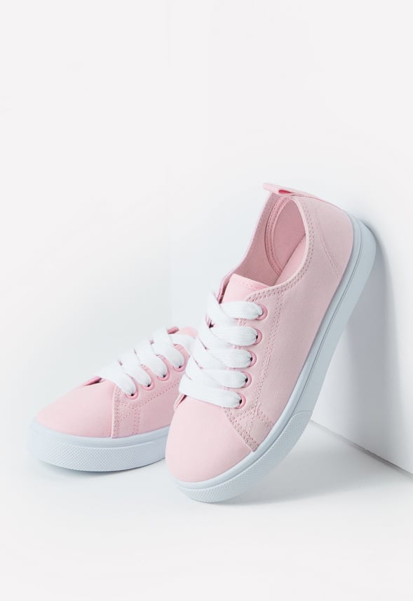 Lace Up Sneaker Light Pink