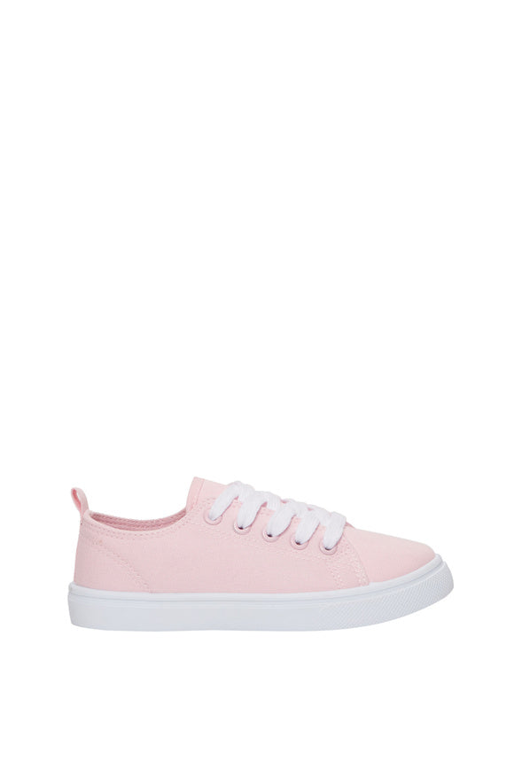 Lace Up Sneaker Light Pink