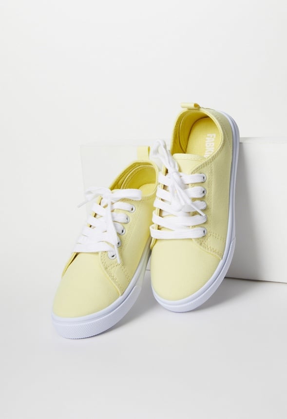 Lace Up Sneaker Yellow