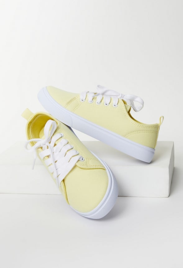 Lace Up Sneaker Yellow