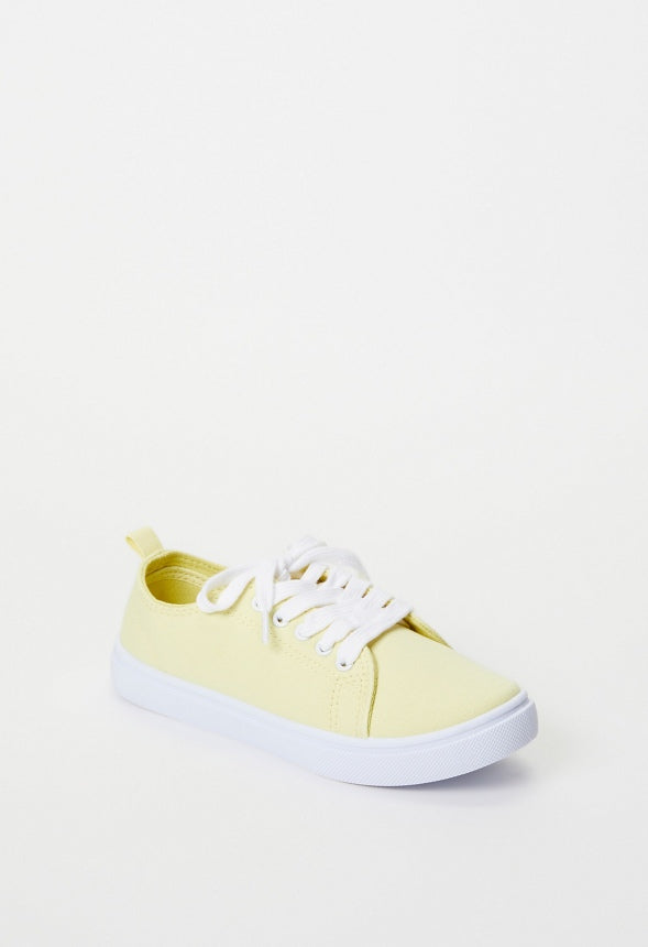 Lace Up Sneaker Yellow