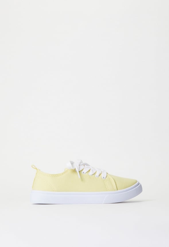 Lace Up Sneaker Yellow