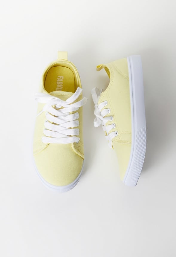Lace Up Sneaker Yellow