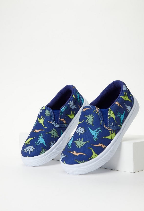 Printed Slip On Sneaker Blue