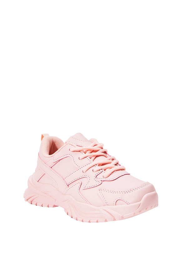 Chunky Pieced Athletic Sneaker Pink