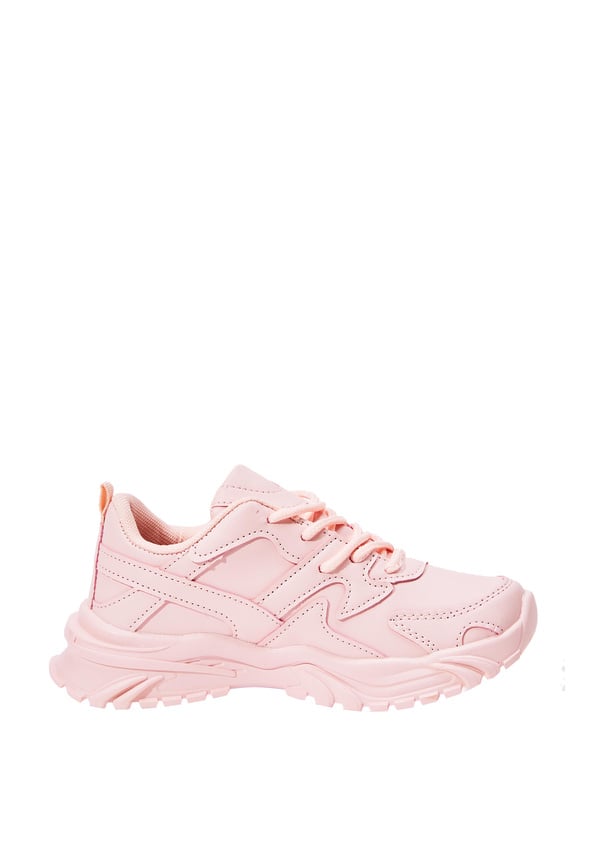 Chunky Pieced Athletic Sneaker Pink