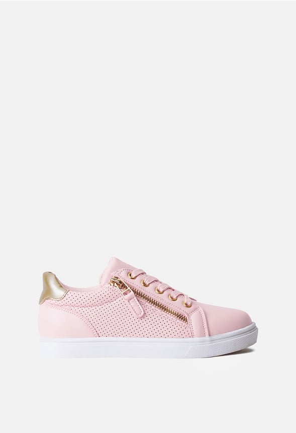 Side Zipper Sneaker Pink