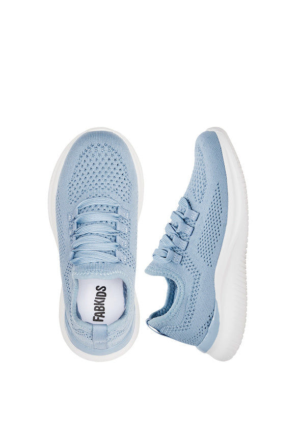 Slip On Active Knit Sneaker Light Blue