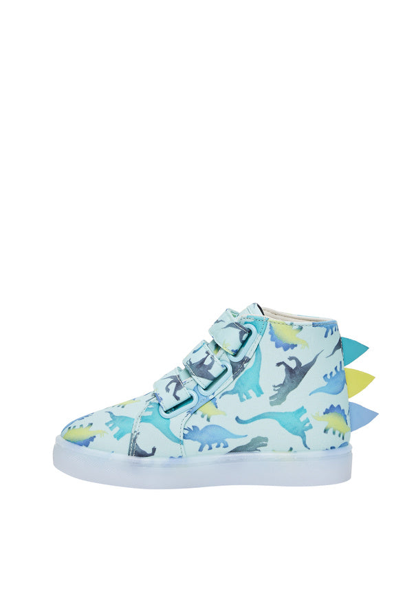 Spiked Dino Light Up High Top Sneaker Multi
