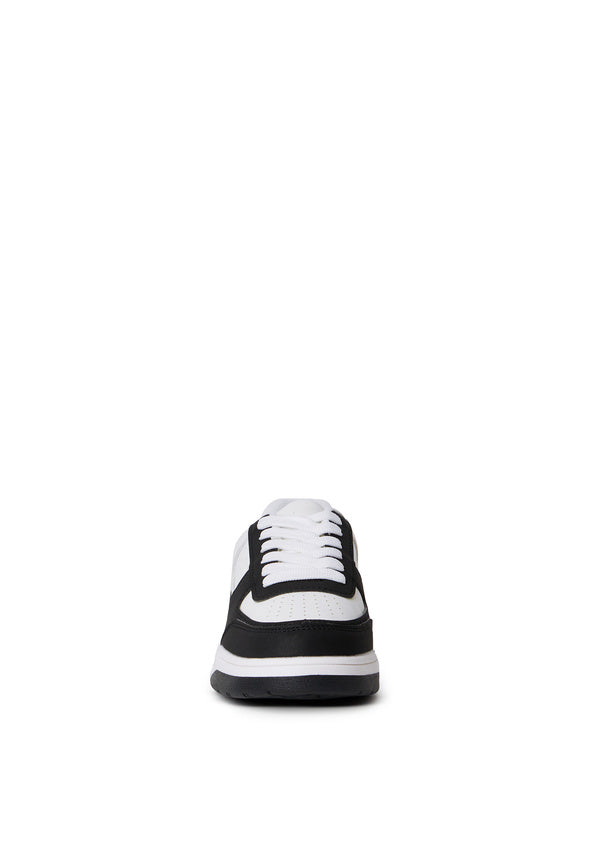 Pieced Colorblock Sneaker Black
