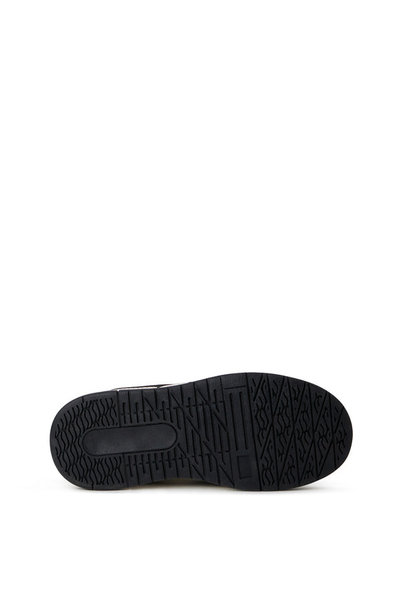 Pieced Colorblock Sneaker Black