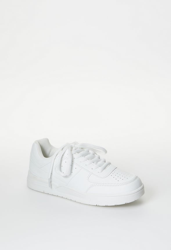 Pieced Colorblock Sneaker White