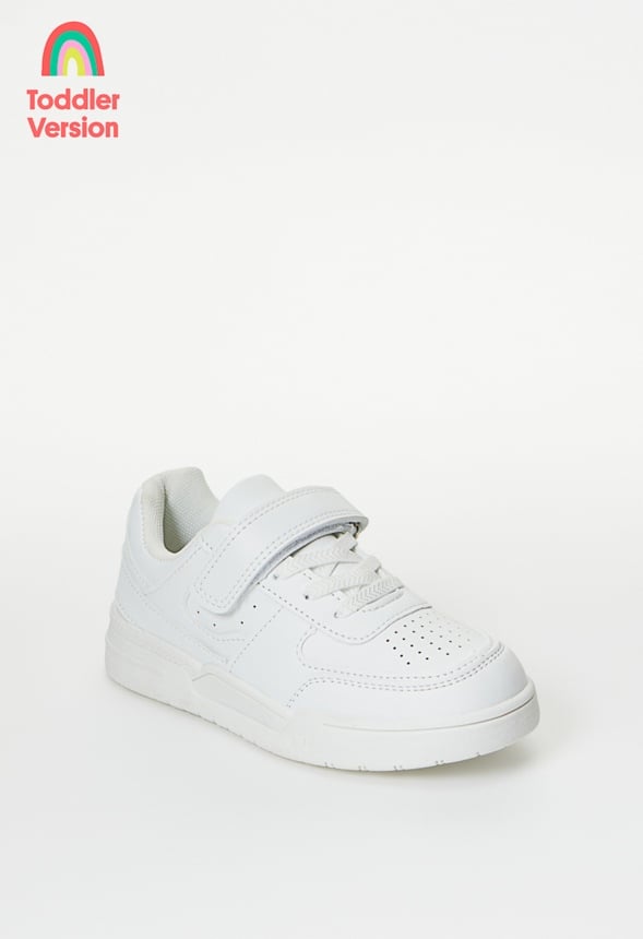 Pieced Colorblock Sneaker White