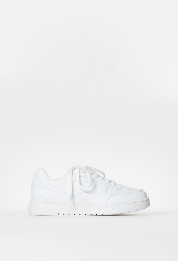 Pieced Colorblock Sneaker White