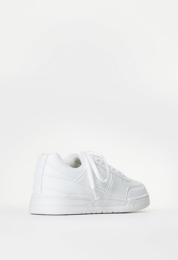 Pieced Colorblock Sneaker White