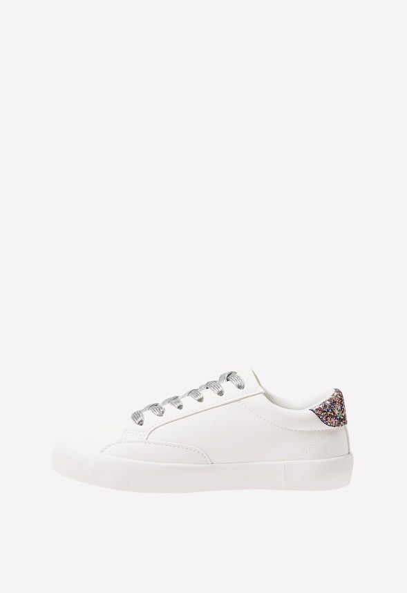 Glitter Star Sneaker White