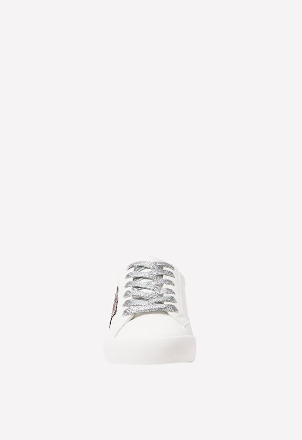 Glitter Star Sneaker White