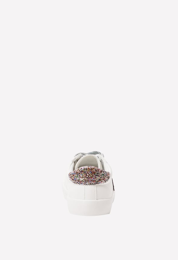 Glitter Star Sneaker White