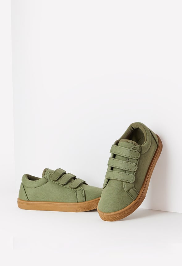 Multi-Strap Sneaker Green