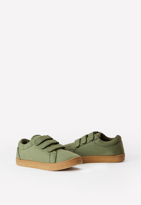 Multi-Strap Sneaker Green