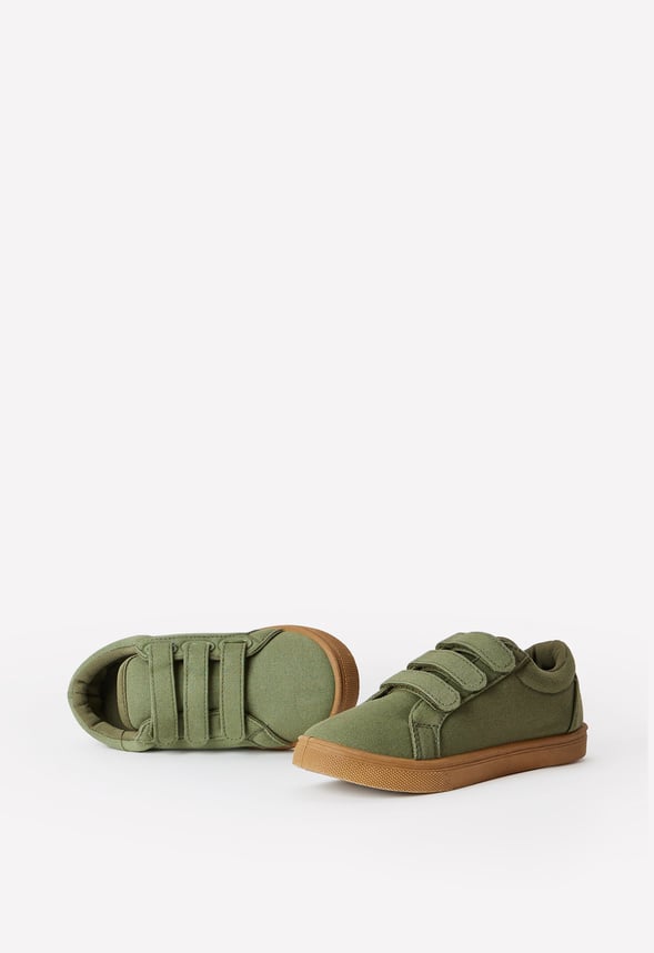 Multi-Strap Sneaker Green