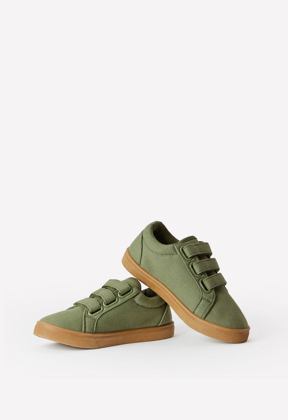 Multi-Strap Sneaker Green