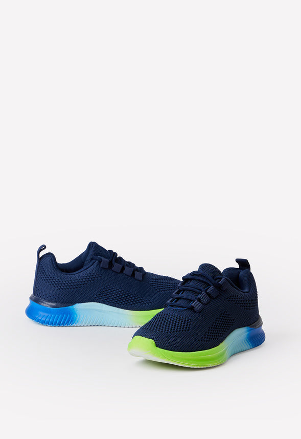 Ombre Sole Trainer Navy