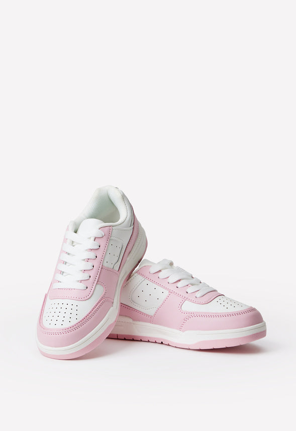 Pieced Colorblock Sneaker Pink