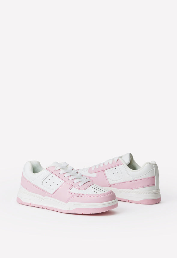 Pieced Colorblock Sneaker Pink