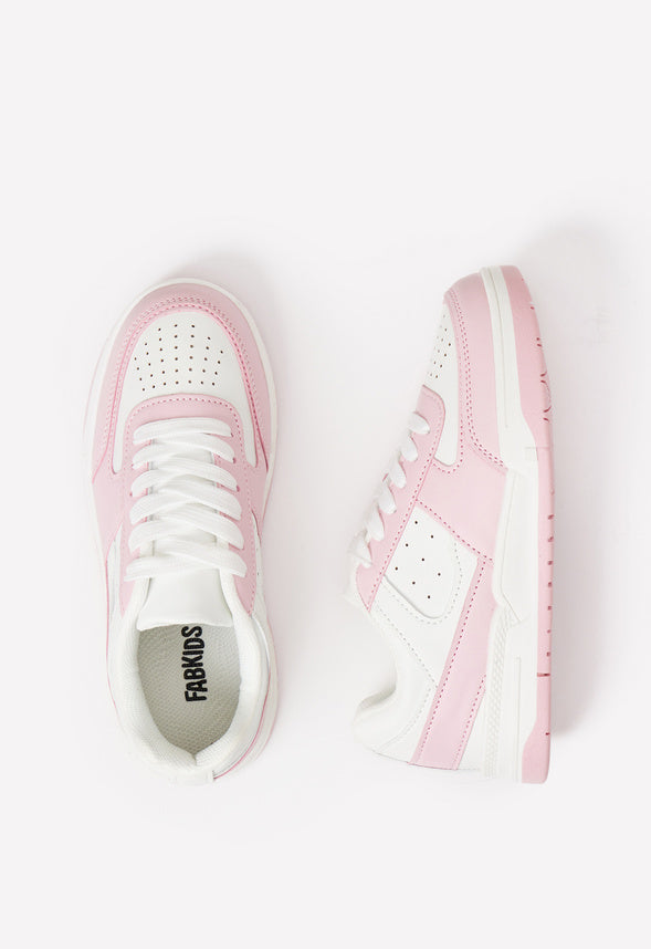 Pieced Colorblock Sneaker Pink