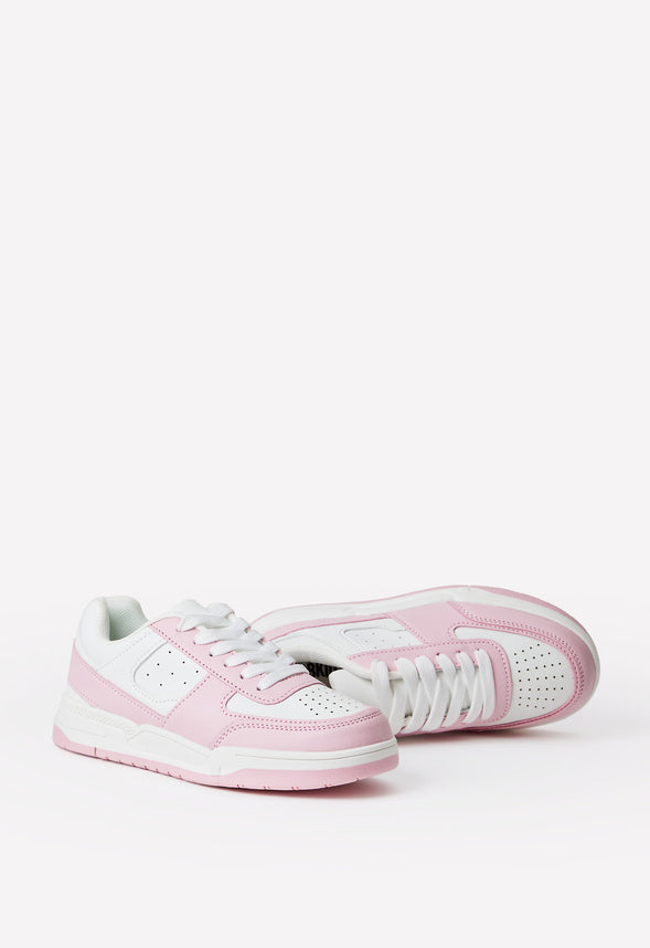 Pieced Colorblock Sneaker Pink