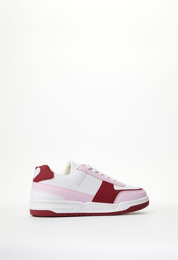 Colorblock Court Sneaker White