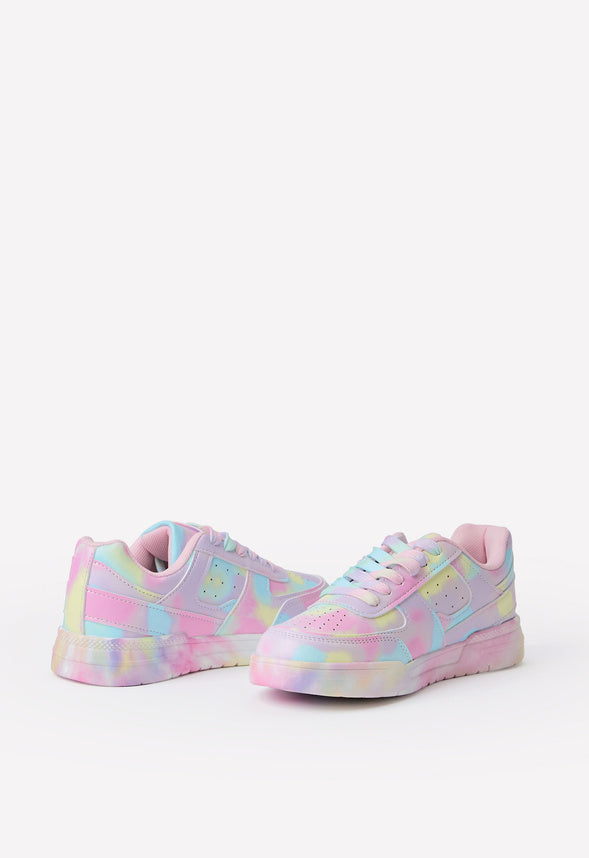 Pieced All Over Marble Sneaker Multi