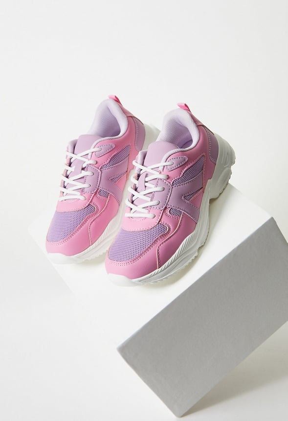 Chunky Colorblock Trainer Pink