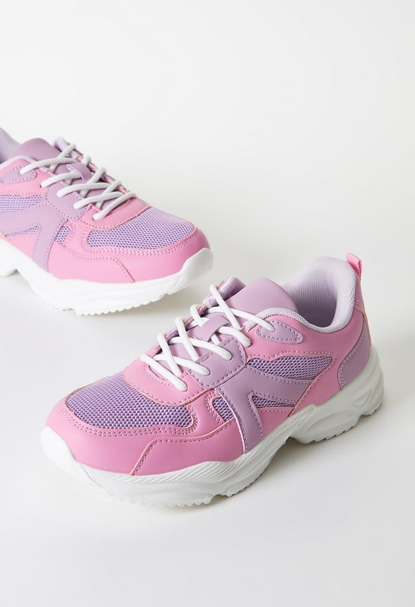 Chunky Colorblock Trainer Pink