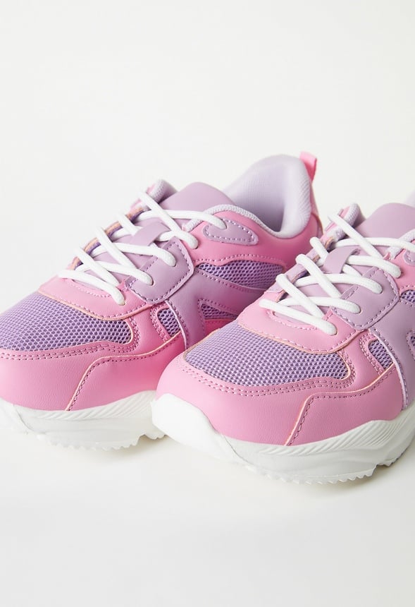 Chunky Colorblock Trainer Pink